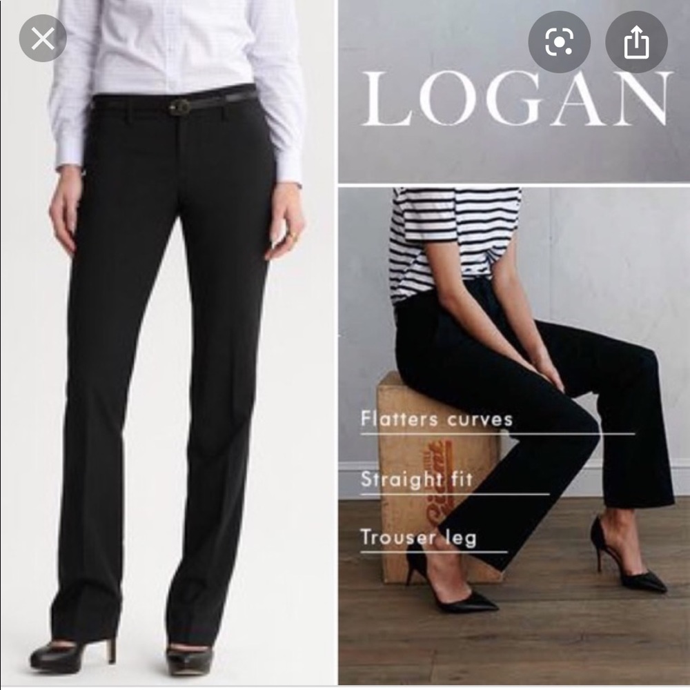 Banana republic size 10 Logan black dress pant